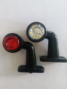 12 LEDLİ MİNİ EĞRİ LAMBA KIRMIZI/BEYAZ