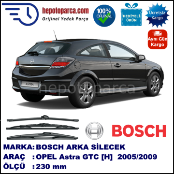 OPEL Astra GTC [H] 230 mm 03.2005-09.2009 BOSCH Arka Silecek