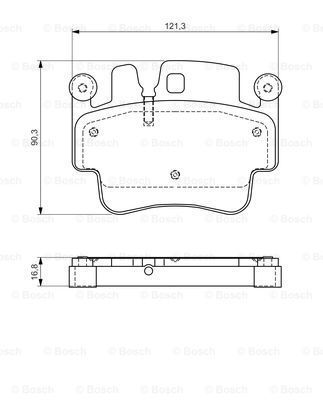 Disk Balata - Ön / Arka - [WVA 23329] -  [ 121,3X9 Boxster 3.2 S 199909 - 200208; 911 3.4 24V Carrera 4 199809 - 199908; 911 3.4 24V Carrera 199909 - 200108; 911 3.6 Carrera 200109 - 200407; Cayman 3.4 S 200511 - 200901; Boxster 3.2 S 200409 - 200608