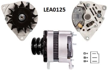 LEA0125  ALTERNATOR A127/14V/55A MOTORSAZAN E NGINES -PERKINS 2871A141 61920181 2871A141