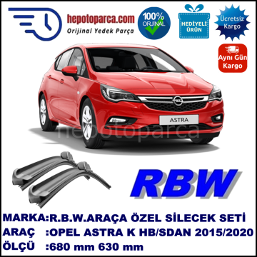 OPEL ASTRA K HB/SEDAN MUZ SİLECEK TAKIMI RBW ARACA ÖZEL (2015→)