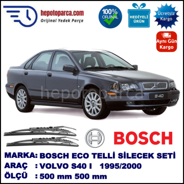 VOLVO S40 I  09.95-01.04 500 / 500 mm. BOSCH ECO Telli Silecek 2'li Takım