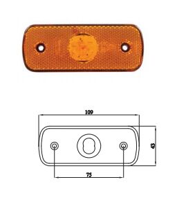 3036-M004Y30-A SIDEMARKER TEK LED TESİSATLI Sa-ba