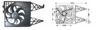 RFM2038 FAN MOTORU VW.GOLF4/POLO/A3 1.8/1.6 97-03