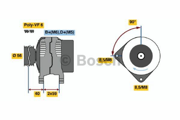 Alternatör VMA 38522303F