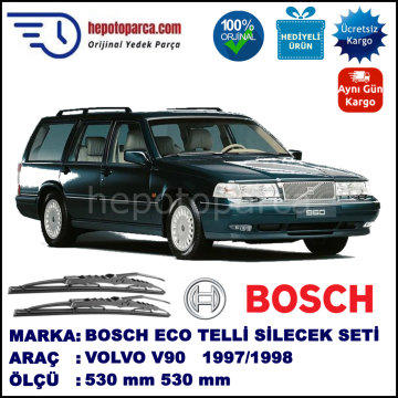 VOLVO V90  01.97-07.98 530 / 530 mm. BOSCH ECO Telli Silecek 2'li Takım