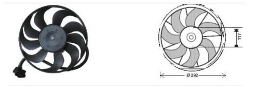 RFM2080 FAN MOTORU AUDI A3/VW.TOURAN 1,6FSI-2,0 20 ->