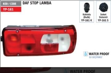 YP-161 DAF 2012 CF XF STOP LAMBASI SAĞ SOKETLİ