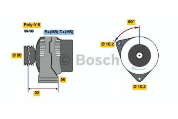 AlternatörMERCEDES-BENZ M-Klasse MB A0101548302; MB 01015