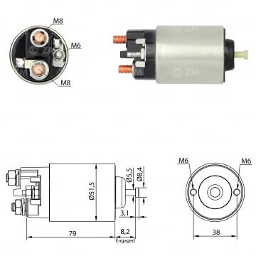 3993   MARŞ OTOMATİĞİ 12V ALFA ROMEO ALFA 147 156  159 FİAT 1.9 JTD GM VAUXHALL LANCIA SAAB 9