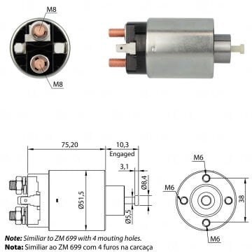 4699  MARŞ OTOMATİĞİ 12V HYUNDAİ ACCENT ELENTRA  SONATA MITSUBOSHI COLT L200 L300 LANCER