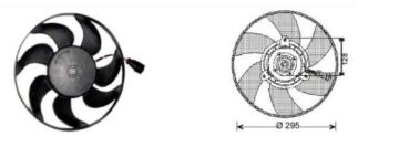 RFM2046 FAN MOTORU VW GOLF/V/VI 1,6TDI/1,9TDI