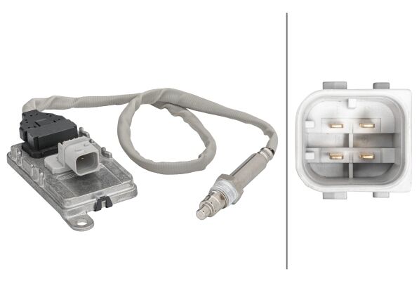 Nox Sensörü,24V,Katalizatöre doğru,4-Kutuplu,Ika/M A0101531628