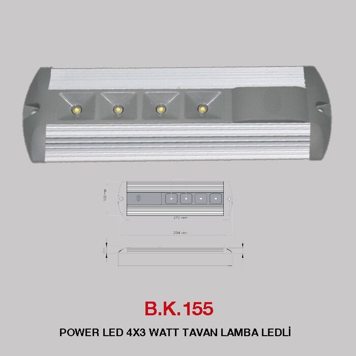 BK 155 POWER LED TAVAN LAMBA