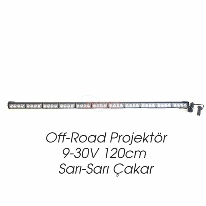 4203263 OFF-ROAD PROJEKTÖR 9-30V120CM SARI ÇAKAR