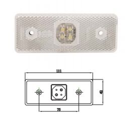 3060-M006Y00-A LED ÖN POZİSYON 24V 25cmTTR KABLO