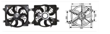 RFM3020 FAN MOTORU HYUNDAI ACCENT 99-2002