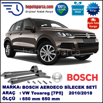 VW Touareg [7P5] 01.2010-..., 650 / 650 mm. BOSCH AEROECO Aparatlı Muz Silecek