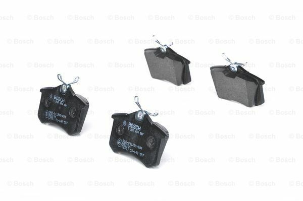 Disk Balata - Arka - [WVA 20961] - [ 87X52,9X16,2/ Bora 1.6 200111-200505; Golf IV 1.4 199710-200405; Bora 1.6 200009-200111; Bora 1.8 199809-200010; Golf IV 1.4 199710-200005; Toledo 1.8 199904-200312; Bora 1.4 199809-200505; Golf IV 1.6 200009-2004