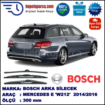 MERCEDES-BENZ Serie E (T-Modell) [212] 300 mm 03.2014-... BOSCH Arka Silecek
