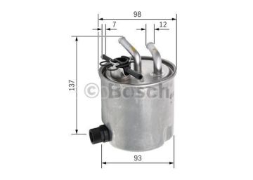 NISSAN Navara 2.5 dCi 4x4 (01.2010 - 06.2014) BOSCH Filtre Seti filitre