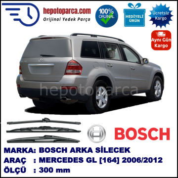 MERCEDES-BENZ Serie GL [164] 300 mm 02.2006-... BOSCH Arka Silecek
