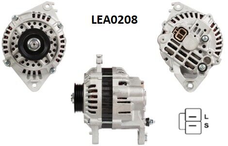 LEA0208  ALTERNATOR 14V/75A HYUNDAI LANTRA,SO NATA -MITSUBISHI COLT,ECLIPSE,GALANT,LANCER,MIRAGE 3730033010 LRA01306 LRB00153 LRB153 A003T03392 A003T03393 A3T02792 DRA3146 ALT3056 ALT520 986040511 ALT3056 DRA3185 TA000A19501 A3T45691 A3T45693 A3T45693ZC A