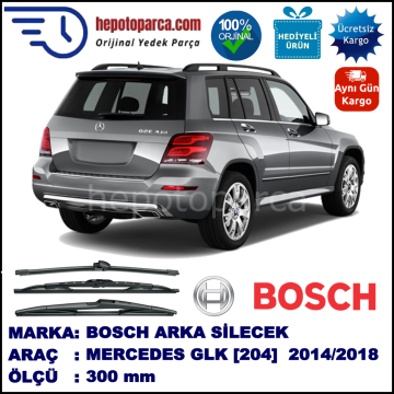 MERCEDES-BENZ Serie GLK [204] 300 mm 02.2014-... BOSCH Arka Silecek