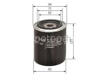 NISSAN Pickup 3.2 Diesel 4WD 02.1997 - 12.2007 BOSCH YAĞ FİLTRESİ