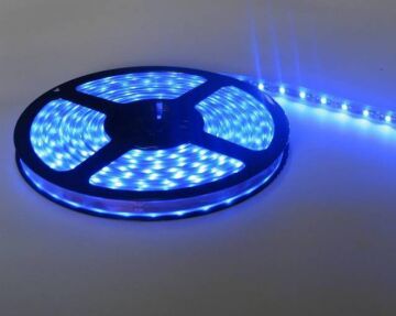 ŞERİT LED DIŞ MKN.24V MAVİ   3 CHİPLİ
