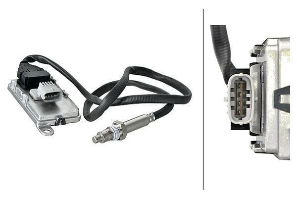 Nox Sensörü,24V,Katalizatöre doğru,4-Kutuplu,Ika/V 22827992 / 22219276 / 22315986