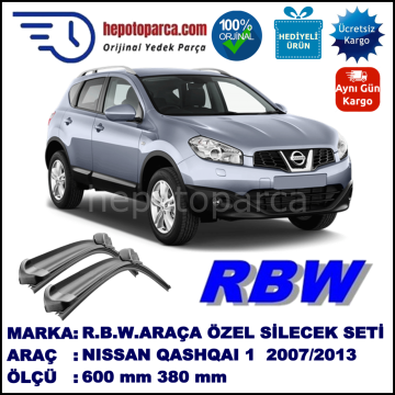 NISSAN QASHQAI 1 MUZ SİLECEK TAKIMI RBW ARACA ÖZEL (2007-2013)