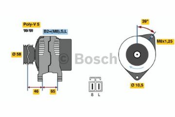 AlternatörMITSUBISHI Spacestar; Carisma MIT MD357744; MIT MD2577