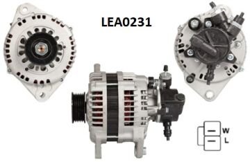 LEA0231  ALTERNATOR 14V/75A/V.P. OPEL ASTRA G ,CORSA C,COMBOMERIVA 1.7DI/CDTI -VAUXHALL ASTRA,COMBO,CORSA... 1204157 6204182 8971891120 8971891122 8971891123 93178173 93178174 9512987 97189112 LR170509 LR170509C LR170509E LR170509F LRB00446 LRB446 9860431