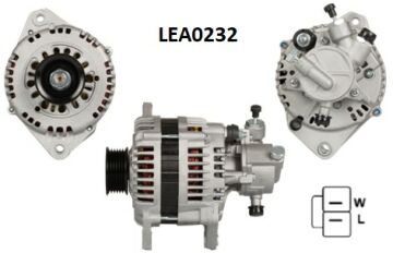 LEA0232  ALTERNATOR 14V/100A/V.P. ISUZU COMBO ,MERIVAOPEL CORSA C,ASTRA G 1.7 CDTI/DTI-VAUXHALL ASTRA..