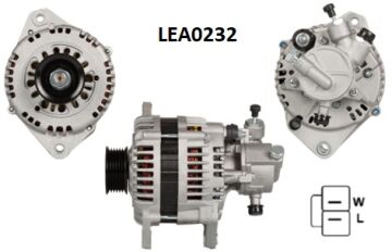 LEA0232  ALTERNATOR 14V/100A/V.P. ISUZU COMBO ,MERIVAOPEL CORSA C,ASTRA G 1.7 CDTI/DTI-VAUXHALL ASTRA.. 1204158 6204140 8971891123 8971891130 897189113 8971891134 LR1100502 LR1100502B 437497 8EL737795001 DRA3794 DRA3794N IA9415 MRA90006 15204 ALT110 ALT11
