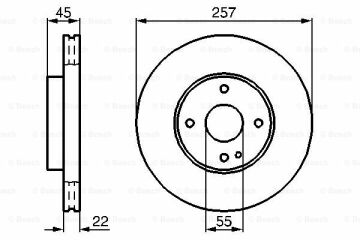 Fren Diski, Ön, [257 /22-20 mm], Hava KanallıMAZDA 323 1.8i 16V Sedan ( 06.1989 - 03.1991 ); 323 1.8i 16V Hatchback ( 06.1989 - 03.1991 ); 323 1.8i 16V Turbo Hatchback 4x4 ( 11.1989 - 03.1991 ); 323 1.8i 16V Hatchback ( 07.1989 - 03.1991 ); 323 1.8i