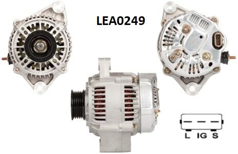 LEA0249  ALTERNATOR 14V/90A TOYOTA CAMRY 2.2, CARINA E 2.0PICNIC 2.0,RAV4 I 2.0 16V LRA01750 2706003040 2706003050 2706016320 2706016350 LRB00211 LRB211 1012115540 111517 20110211 437520 437520 8EL737056001 DRA3498 DRB3041 986043041 ALT5059C 13556 ALT950