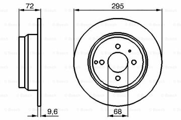 Fren Diski, Arka, [295,0 /9,6-8,4 mm]VOLVO 850 2.0 ( 09.1991 - 12.1996 ); 850 2.5 GLT ( 09.1991 - 07.1997 ); 850 2.5 GLE ( 09.1992 - 07.1997 ); 850 2.0 Kombi ( 03.1992 - 12.1996 ); 850 2.5 GLE Kombi ( 09.1992 - 07.1997 ); 850 2.5 GLT Kombi ( 0 VOL 27
