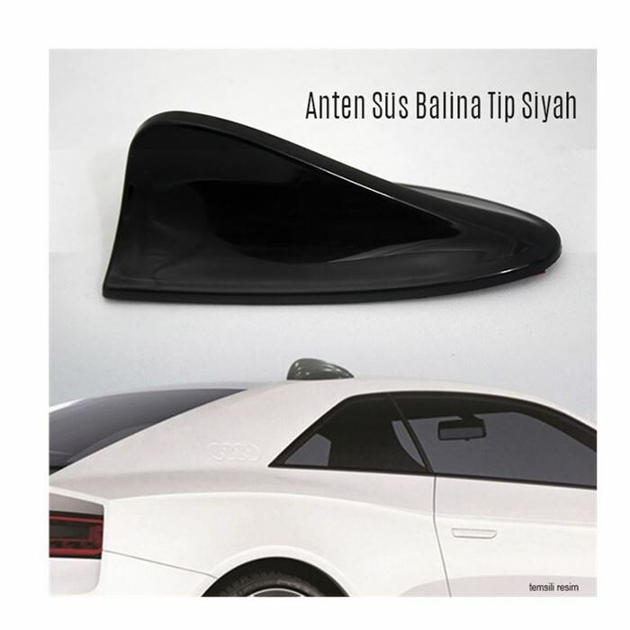0040941 CARUB ANTEN SÜS BALİNA TİP SİYAH