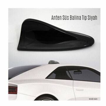 0040941 CARUB ANTEN SÜS BALİNA TİP SİYAH