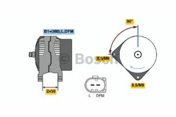 AlternatörVW (VOLKSWAGEN) Polo; Golf IV; Lupo; Golf IV Variant; Bora; Fox (Europa); Polo Classic; Sharan; Transporter T4; Polo Variant; Bora Variant; Polo Limousine; New Beetle; Caddy II; Jetta IV; SpaceFox (Fase I); Polo Seda VWW 038903018A; DAF 1516