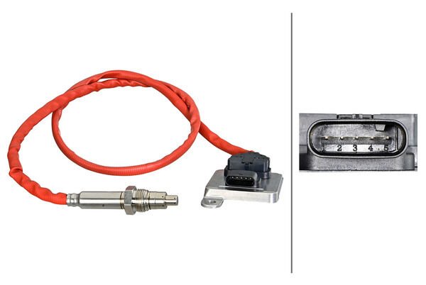 Nox Sensörü,5-Kutuplu,BMW 1-2-3-5-6-X5-X6 13627812530