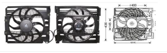 RFM3620 FAN MOTORU BMW 5 SERİSİ 1995-2004