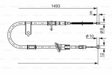 Fren Teli, 1493  mmHYUNDAI Accent 1.3i 199908-200603; Accent 1.5i Hatchback 199908-200603; Accent 1.5 CRDi 200201-200606; Accent 1.6i 200208-200603; Accent 1.3i Hatchback 199908-200603; Accent 1.3i 199908-200603 HYU 5877025200
