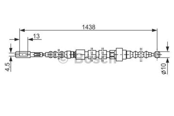 Fren Teli, 440 mmAUDI 100 2.2 ( 09.1984 - 12.1990 ); 100 2.2 Turbo ( 05.1986 - 12.1990 ); 100 2.3 ( 10.1986 - 12.1990 ); 100 2.2 ( 08.1984 - 12.1988 ); 200 2.2 ( 08.1983 - 07.1984 ); 200 2.2 Turbo ( 08.1983 - 01.1988 ); 20 AUD 443609721A