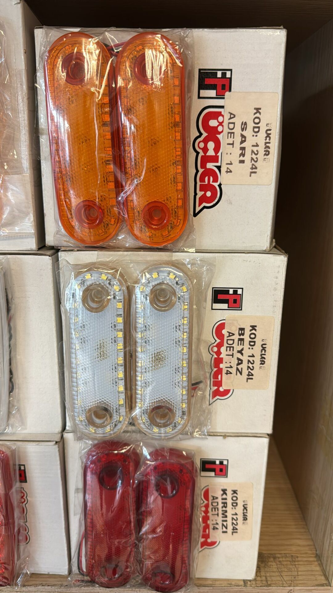 24 LEDLİ OVAL SİNYAL LAMBA (SARI)