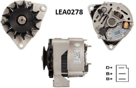 LEA0278  ALTERNATOR A127/28V/55A 61920366
