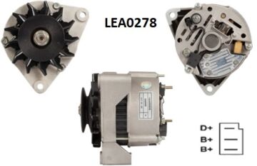 LEA0278  ALTERNATOR A127/28V/55A 61920366