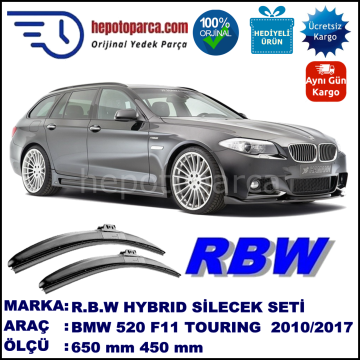BMW Serie 5 Touring [F 11] 09.2010-... 650/450 mm Bosch Aerotwin Araca Özel Silecek